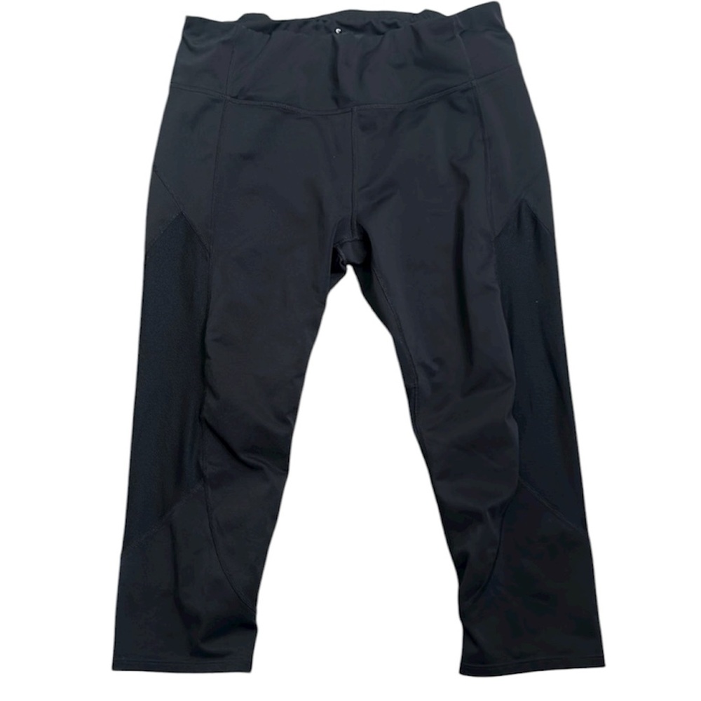 Athleta black crop leggings size XL